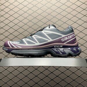 Salomon XT-6 Advanced Sneakers in Ebony / Maverick / Evening Blue